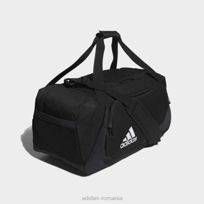 Adidas geanta neagra cu sistem de ambalare optimizat team duffel bag 50 l unisex negru 2JBN1870