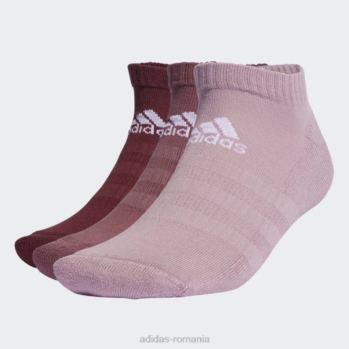 Adidas șosete decoltate căptușite de visiniu unisex visiniu/mov/rosu 2JBN15622