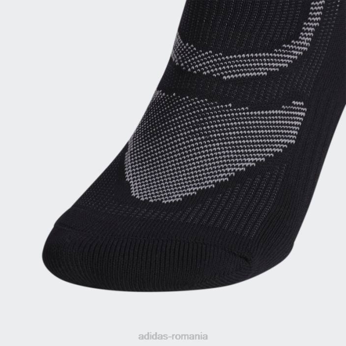 Adidas șosete superlite performance mid-crew 2 perechi negri unisex negru/onix/gri 2JBN8072