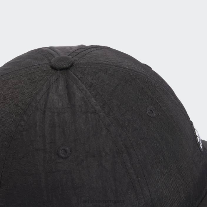 Adidas pălărie neagră șifonată pentru tată unisex negru 2JBN8134