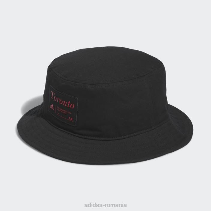 Adidas pălărie neagră unisex key city to bucket unisex negru/rosu 2JBN7408