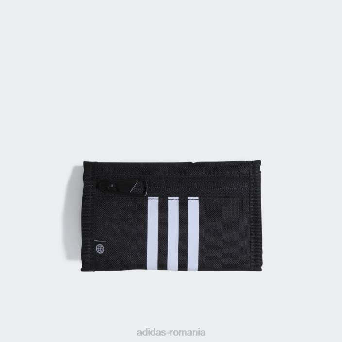Adidas portofel de antrenament negru cu elemente esențiale unisex alb negru 2JBN15491