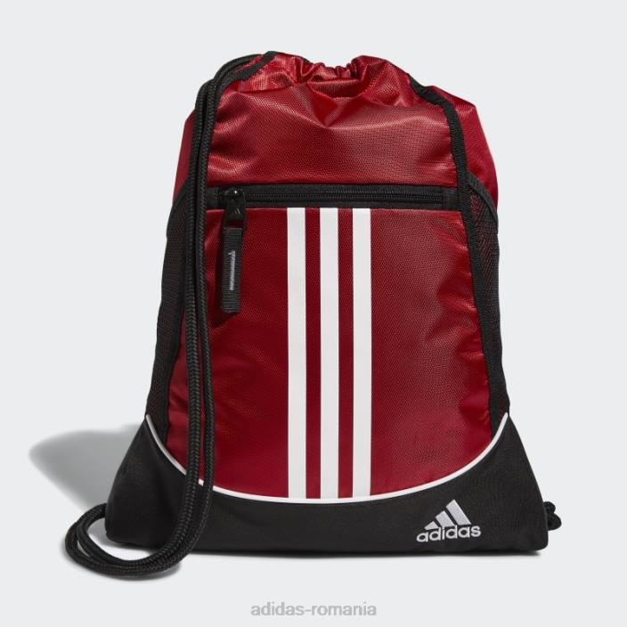Adidas red Alliance II sackpack unisex roșu 2JBN7409