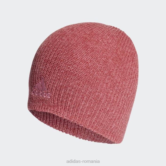 Adidas roșu mélange beanie adidas unisex roșu/roz 2JBN8061