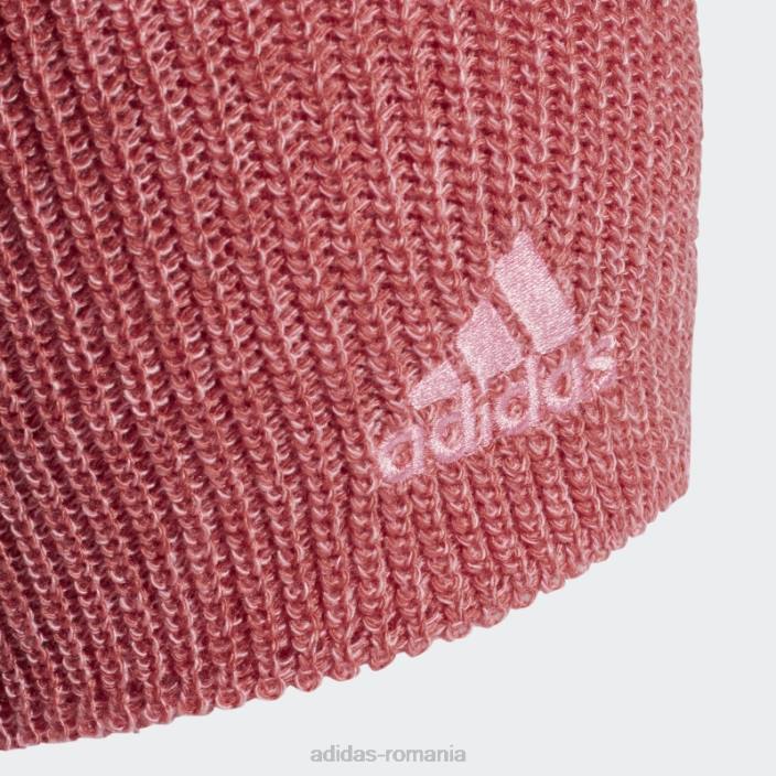 Adidas roșu mélange beanie adidas unisex roșu/roz 2JBN8061