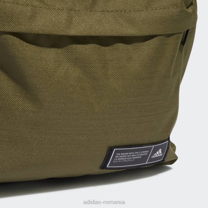Adidas rucsac clasic cu 3 dungi olive unisex măsline/negru/portocaliu 2JBN8204