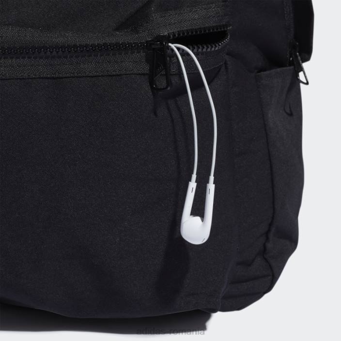 Adidas rucsac clasic din material negru unisex alb negru 2JBN8168