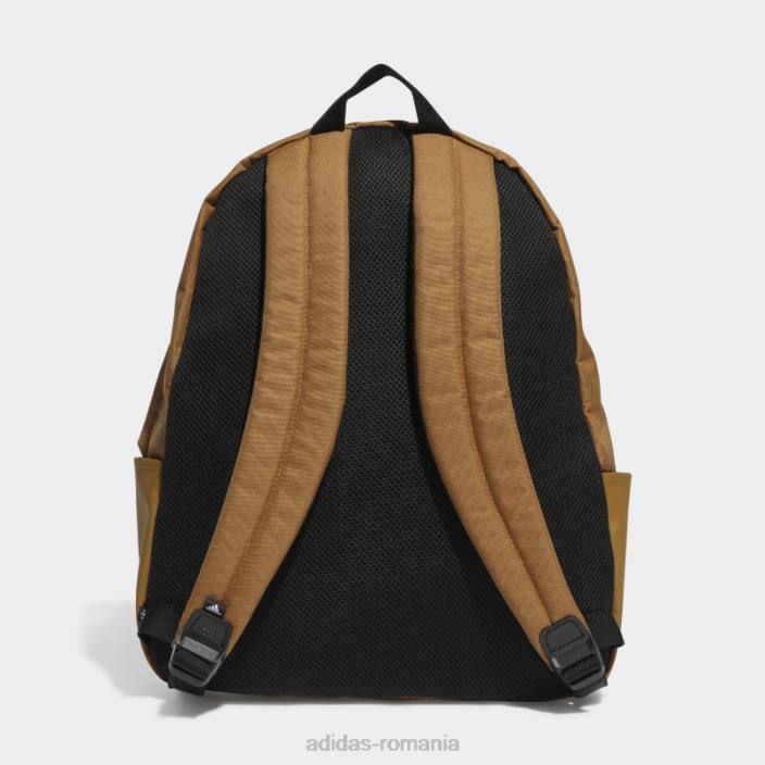 Adidas rucsac orizontal adidas clasic bronz cu 3 dungi unisex bronz/alb 2JBN7449
