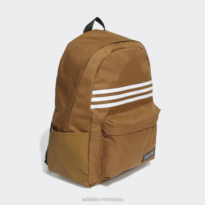 Adidas rucsac orizontal adidas clasic bronz cu 3 dungi unisex bronz/alb 2JBN7449