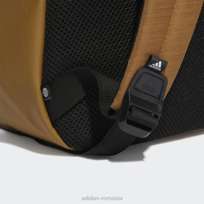 Adidas rucsac orizontal adidas clasic bronz cu 3 dungi unisex bronz/alb 2JBN7449