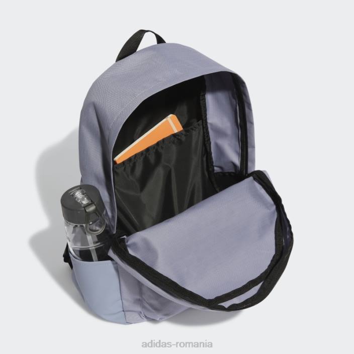 Adidas rucsac orizontal clasic cu 3 dungi violet argintiu unisex violet argintiu/alb 2JBN7832