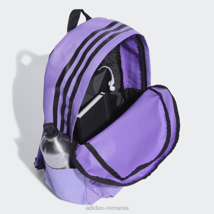 Adidas rucsac violet clasic cu 3 dungi unisex violet/negru 2JBN7445