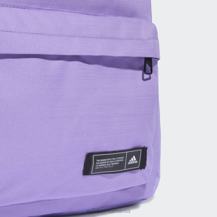 Adidas rucsac violet clasic cu 3 dungi unisex violet/negru 2JBN7445