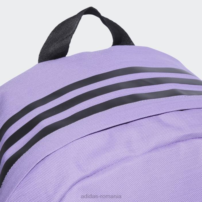 Adidas rucsac violet clasic cu 3 dungi unisex violet/negru 2JBN7445