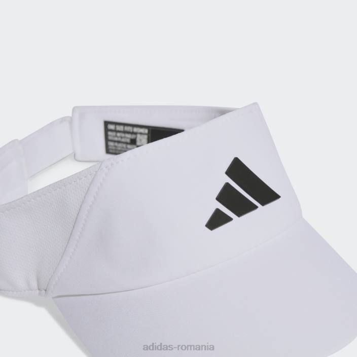 Adidas vizor aeroready negru unisex alb negru 2JBN15526
