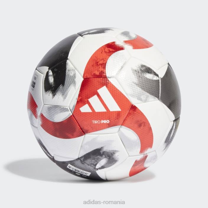 Adidas alb tiro pro ball unisex alb/negru/fier metalic/rosu 2JBN21556