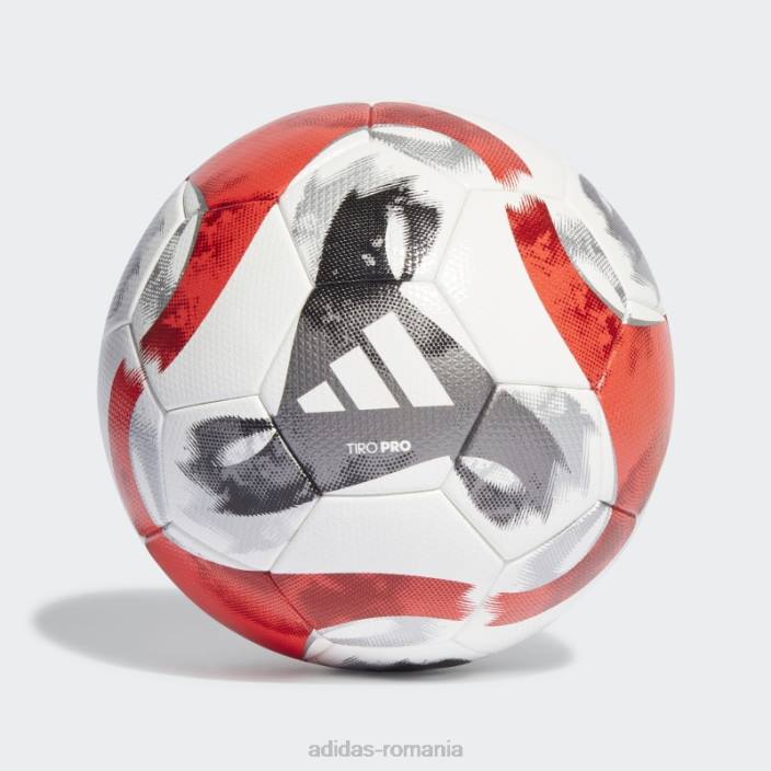 Adidas alb tiro pro ball unisex alb/negru/fier metalic/rosu 2JBN21556