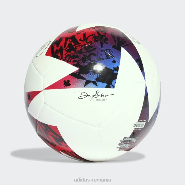 Adidas minge de antrenament mls albastră unisex alb/albastru/rosu 2JBN21555
