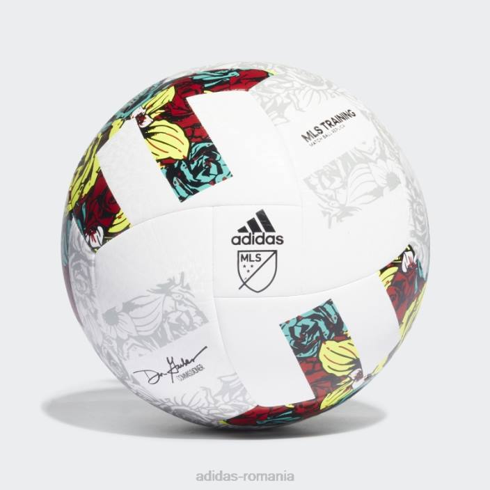 Adidas minge de antrenament mls galbenă unisex alb/galben/albastru 2JBN21561