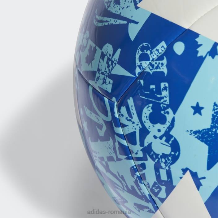 Adidas mls club ball albastru unisex alb/albastru/cian 2JBN21559