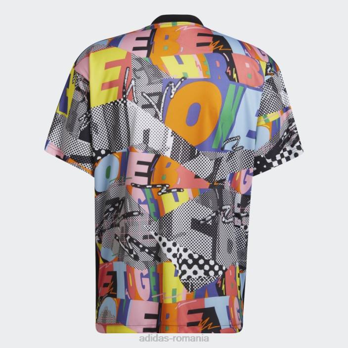 Adidas tiro pride tricou neutru de gen multicolor unisex multicolor/negru 2JBN7082