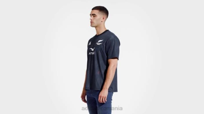 Adidas tricou acasă negru negru ferns sevens (neutru de gen) unisex alb negru 2JBN13888