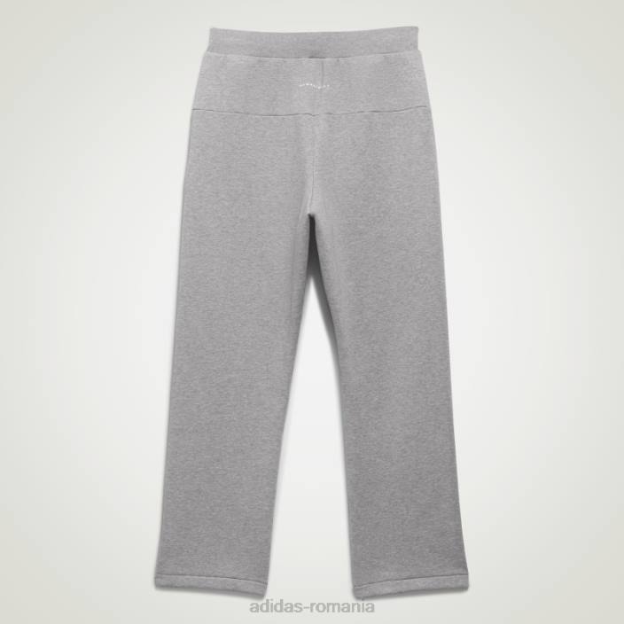 Adidas făină de ovăz întunecată caldă baschet heather pantaloni de trening unisex fulgi de ovăz închis la culoare 2JBN13103