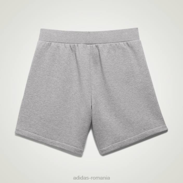 Adidas fulgi de ovaz inchis la moda pantaloni scurți de baschet heather unisex fulgi de ovăz închis la culoare 2JBN13616
