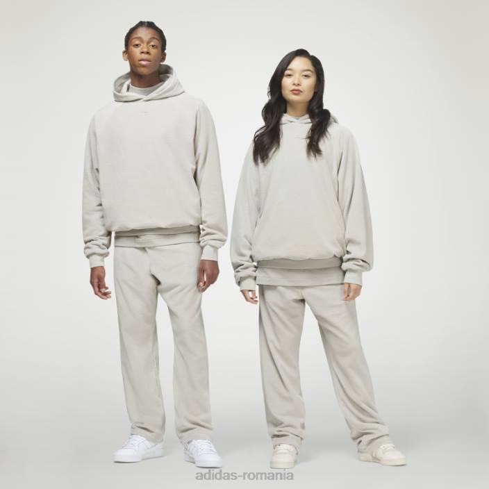 Adidas hanorac din velur de baschet gri metal (gen neutru) adidas unisex gri metal 2JBN6423