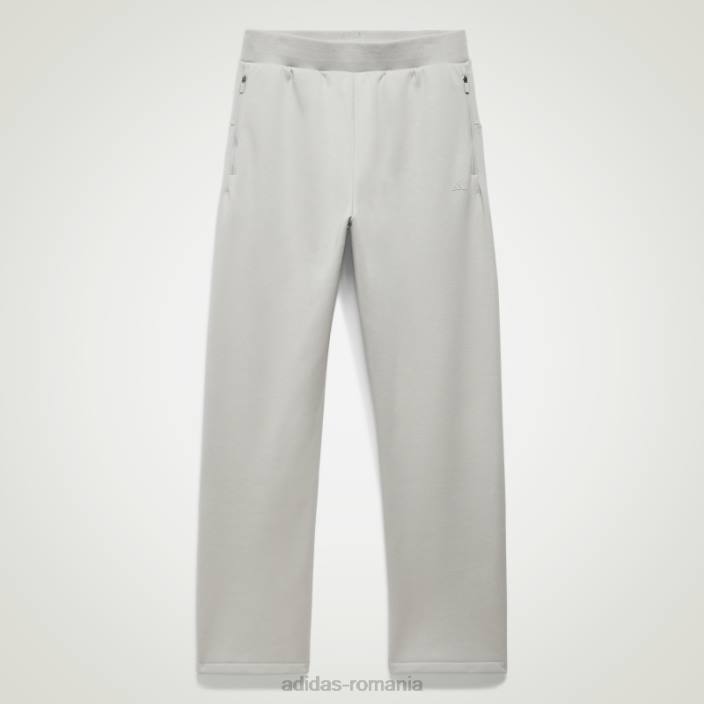 Adidas pantaloni de trening baschet gri metal unisex gri metal 2JBN5124