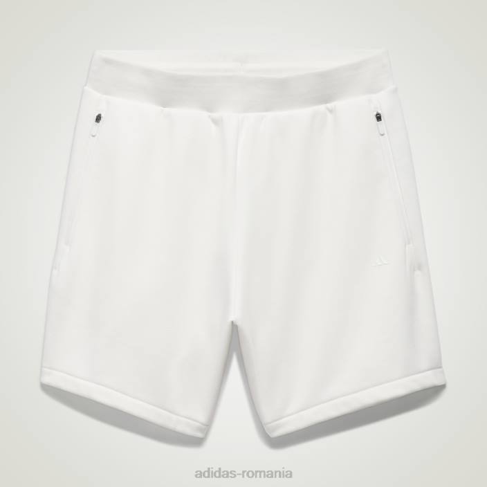 Adidas pantaloni scurți albi de baschet unisex alb 2JBN808