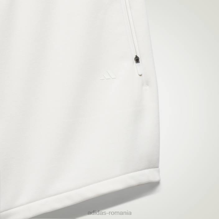 Adidas pantaloni scurți de baschet albi fierbinți unisex alb 2JBN4951