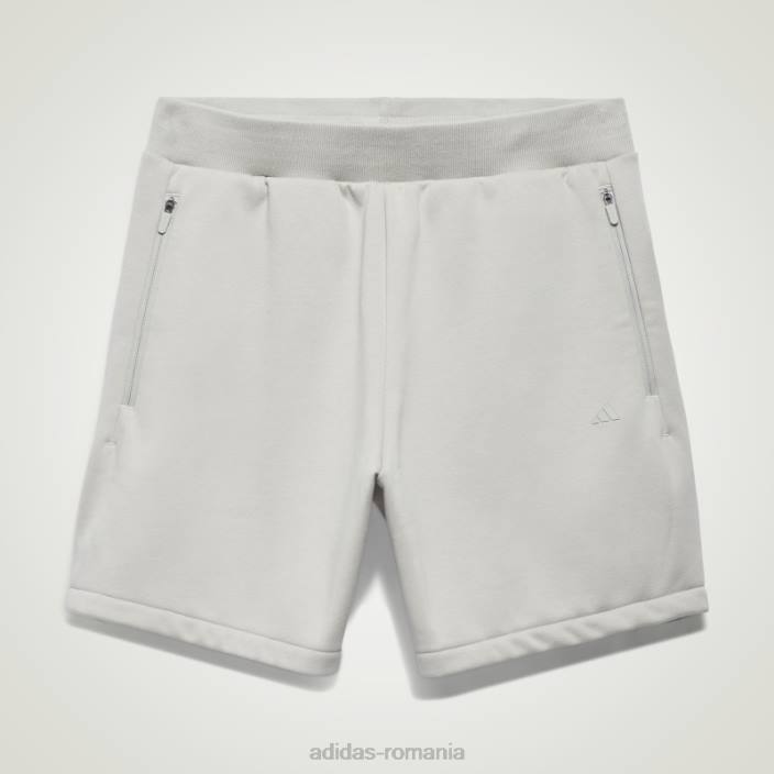 Adidas pantaloni scurți de baschet gri metal fierbinte unisex gri metal 2JBN5092