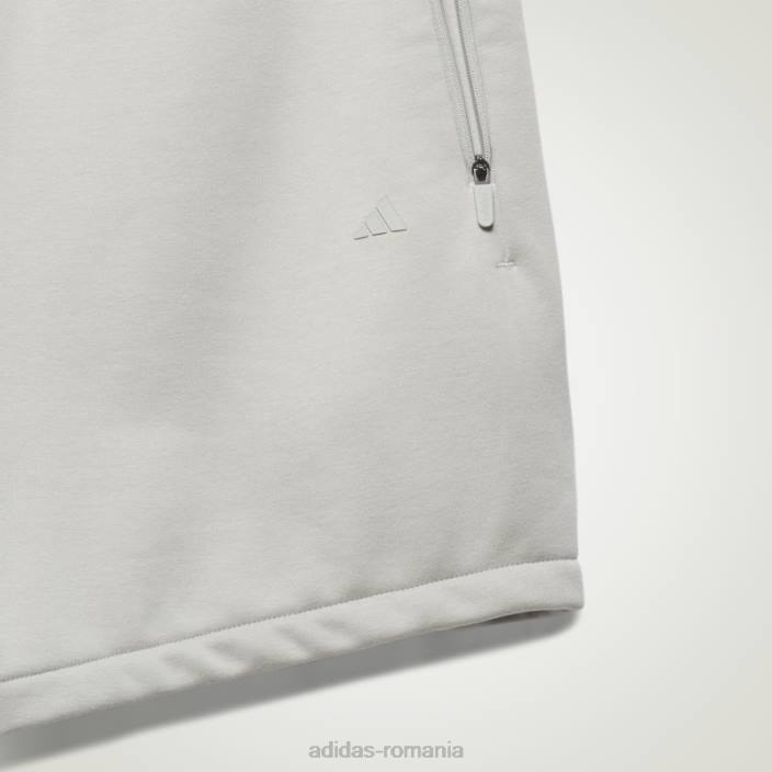 Adidas pantaloni scurți de baschet gri metal fierbinte unisex gri metal 2JBN5092