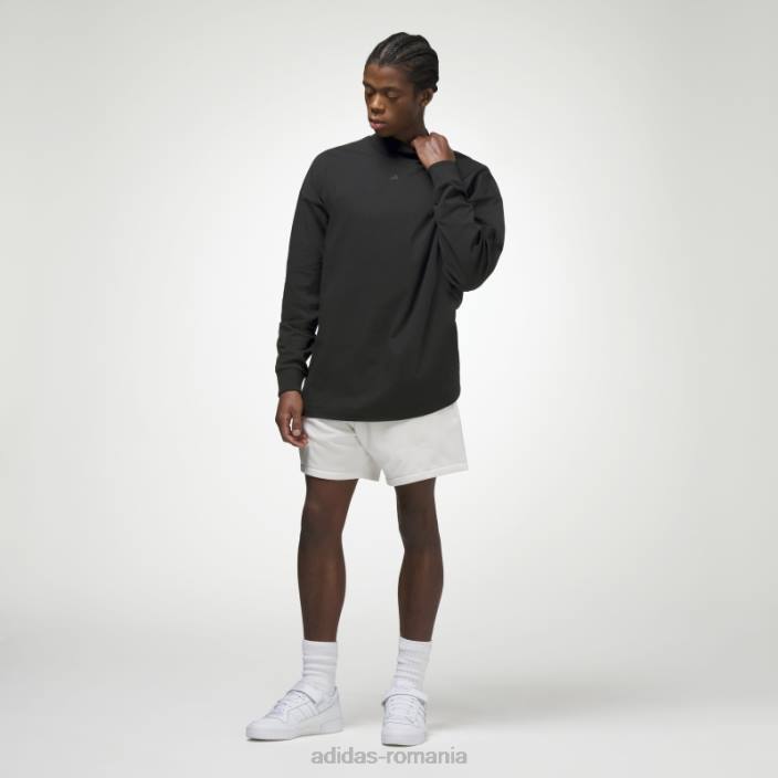Adidas top negru de baschet cu mâneci lungi unisex negru 2JBN13100