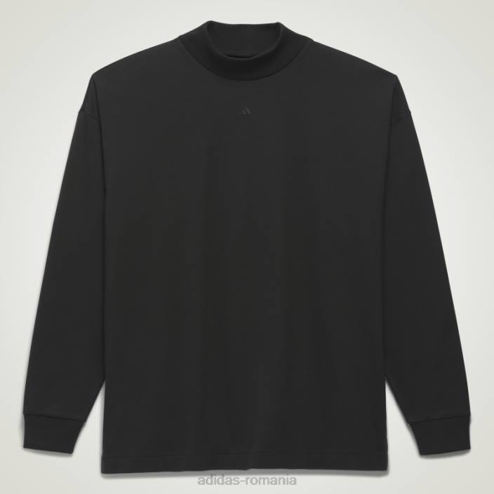 Adidas top negru de baschet cu mâneci lungi unisex negru 2JBN13100