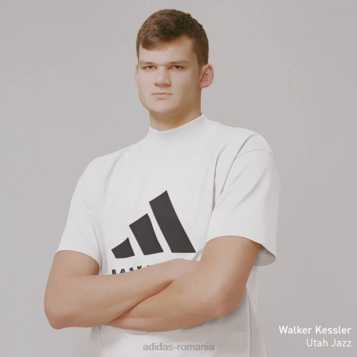 Adidas tricou de baschet fashion alb unisex alb 2JBN5008