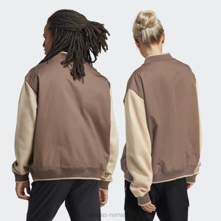 Adidas all szn logomania collegiate jacket earth adidas unisex Pământ 2JBN13848