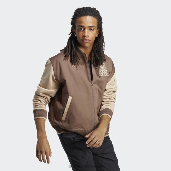 Adidas all szn logomania collegiate jacket earth adidas unisex Pământ 2JBN13848