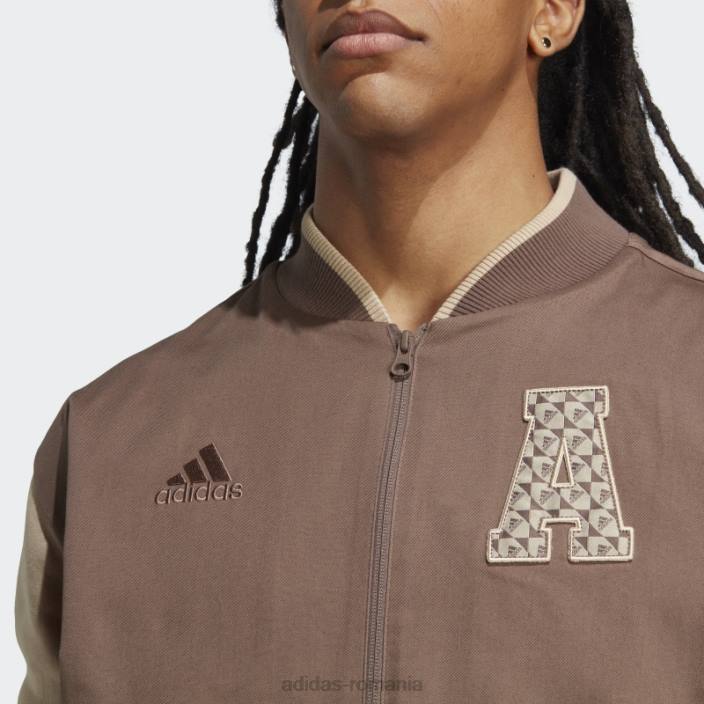 Adidas all szn logomania collegiate jacket earth adidas unisex Pământ 2JBN13848