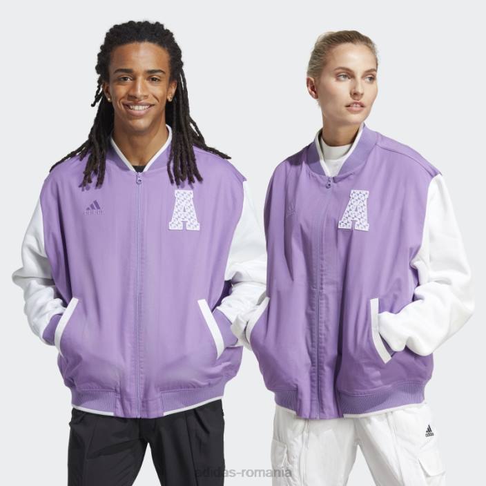 Adidas all szn logomania sacou colegial violet unisex violet 2JBN14000