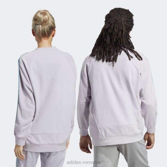 Adidas hanorac tiro crewneck (gen neutru) argintiu adidas unisex zori argintii 2JBN5466