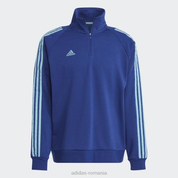 Adidas jachetă de șosea cu fermoar quarter tiro albastru victorie (gen neutru) adidas unisex albastru victorie 2JBN5439