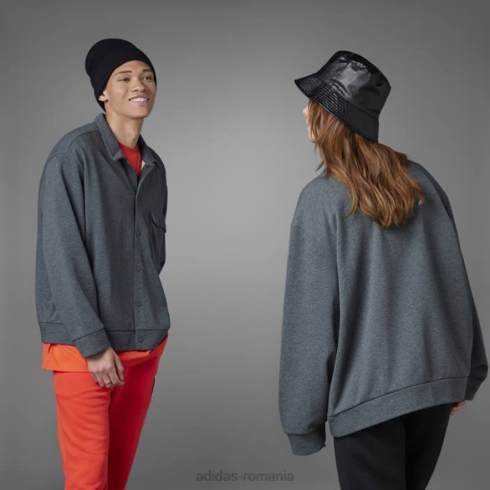 Adidas jachetă gri închis pentru ziua Îndrăgostiților unisex erica gri închis 2JBN5146