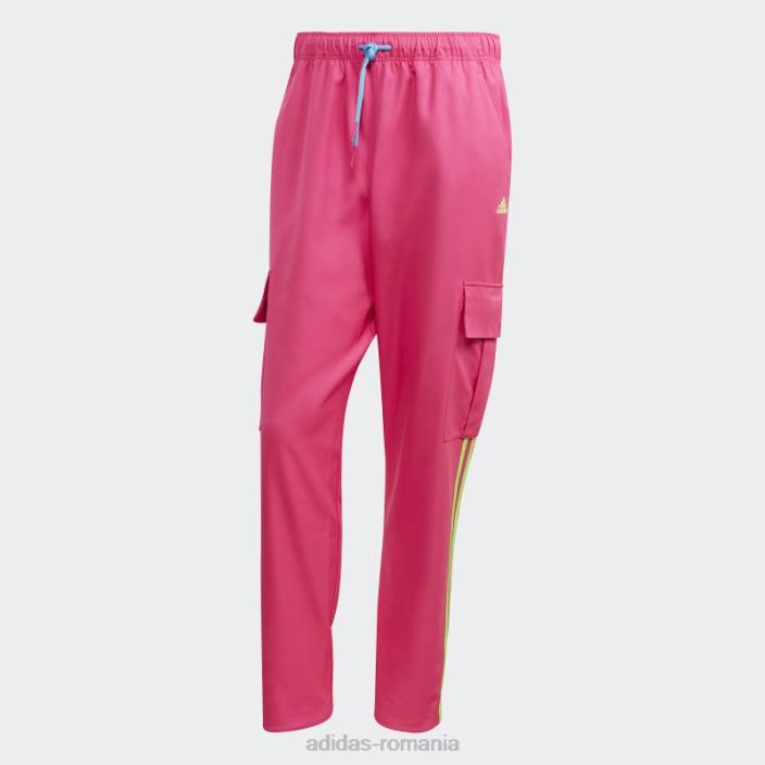 Adidas pantaloni cargo kidcore roz șoc unisex roz șoc 2JBN5724