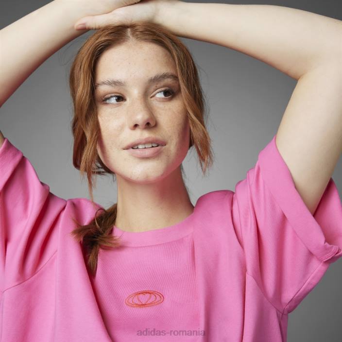 Adidas tricou de ziua îndrăgostiților adidas magenta unisex magenta 2JBN5184