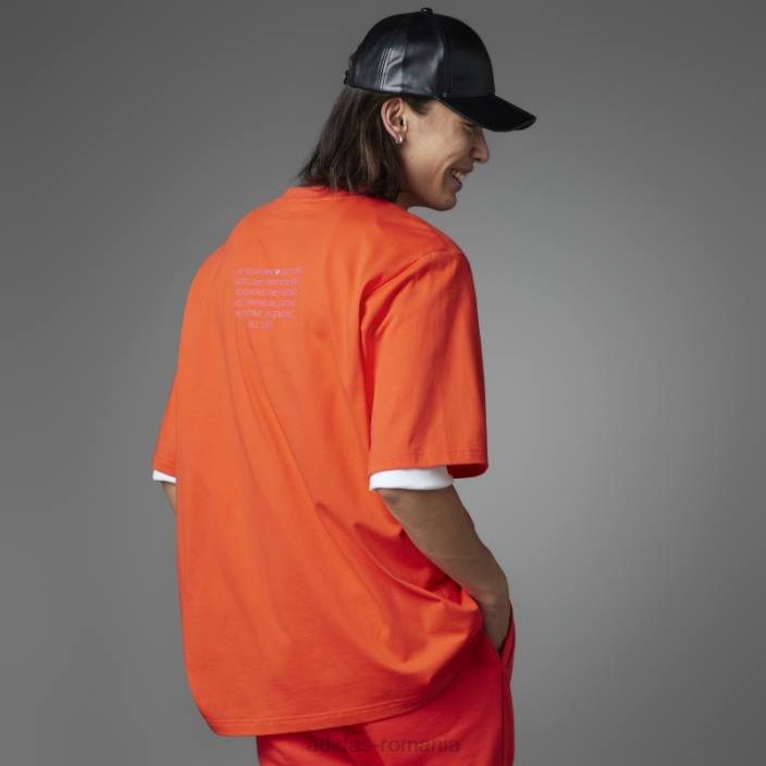 Adidas tricou roșu de Ziua Îndrăgostiților unisex roșu 2JBN5122