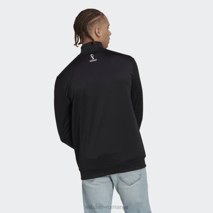 Adidas Cupa Mondială Fifa 2022 Germania Crew Track Top negru unisex negru 2JBN15079