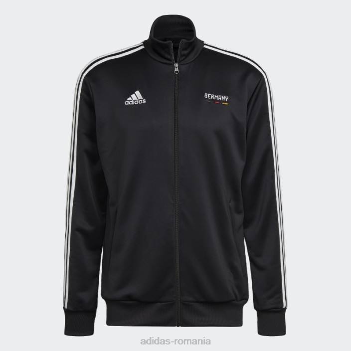 Adidas Cupa Mondială Fifa 2022 Germania Crew Track Top negru unisex negru 2JBN15079