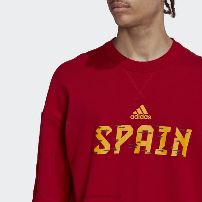 Adidas hanorac roșu adidas pentru copa mondială fifa 2022 spania unisex roșu 2JBN15258